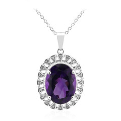 Moroccan Amethyst Silver Necklace