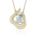 9K Welo Opal Gold Necklace (Ornaments by de Melo)