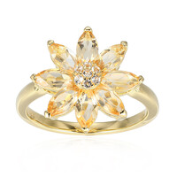 Citrine Silver Ring