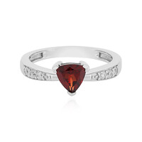 Mozambique Garnet Silver Ring