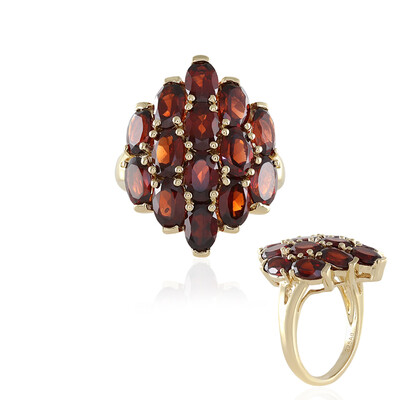 Mozambique Garnet Silver Ring