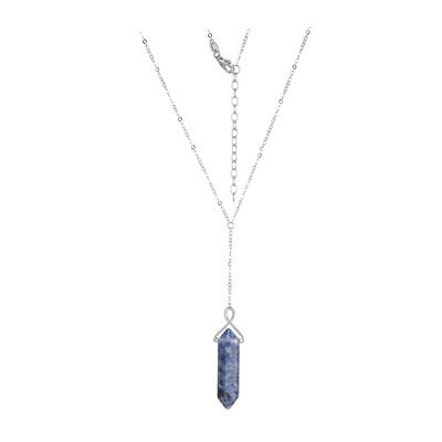 Sodalite Silver Necklace