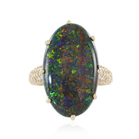 14K Andamooka matrix opal Gold Ring (AMAYANI)