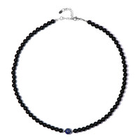 Lapis Lazuli Silver Necklace