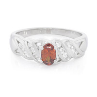 Malaya Garnet Silver Ring