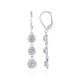 Tanzanite Silver Earrings