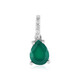 Green Onyx Silver Pendant