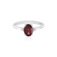 Mozambique Garnet Silver Ring