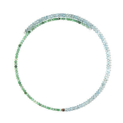 Brazilian Emerald Steel Choker (Riya)