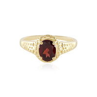 Mozambique Garnet Silver Ring