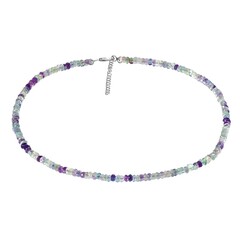 Fluorite Silver Necklace