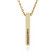 9K I2 Champagne Diamond Gold Necklace (de Melo)