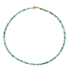 Brazilian Emerald Silver Necklace