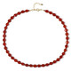 Red Onyx Silver Necklace