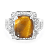 Tiger´s Eye Silver Ring