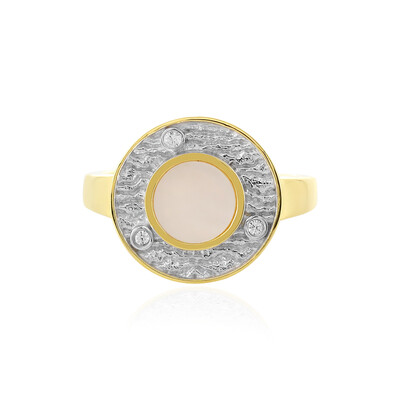 Mother of Pearl Silver Ring