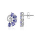 Tanzanite Silver Earrings