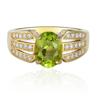 Peridot Silver Ring