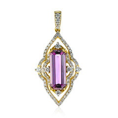 18K Pink Diaspore Gold Pendant (AMAYANI)