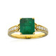 18K AAA Zambian Emerald Gold Ring (CIRARI)