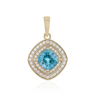 9K Ratanakiri Zircon Gold Pendant (Adela Gold)