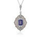 14K AAA Tanzanite Gold Necklace (CIRARI)