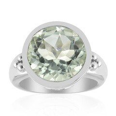 Green Amethyst Silver Ring (Pallanova)