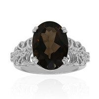 Smoky Quartz Silver Ring