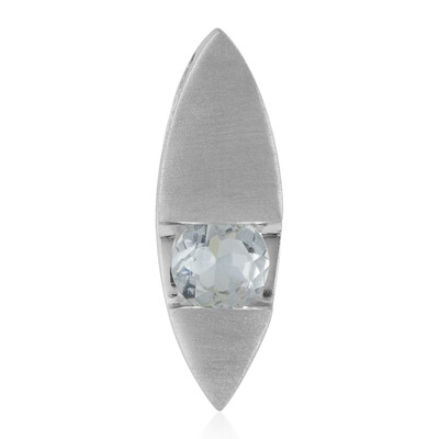 White Quartz Silver Pendant (MONOSONO COLLECTION)