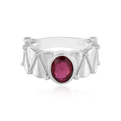 Madagascar Ruby Silver Ring (de Melo)