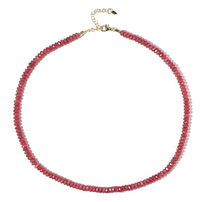 Rhodonite Silver Necklace