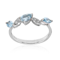 14K AAA Brazilian Aquamarine Gold Ring (CIRARI)