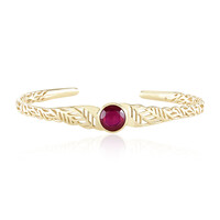 9K Madagascar Ruby Gold Bangle (Ornaments by de Melo)