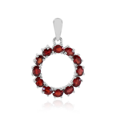 Tanzanian Ruby Silver Pendant