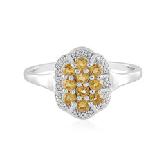 Citrine Silver Ring