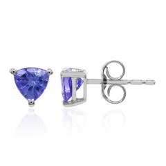 10K AAA Tanzanite Gold Earrings