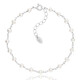 White Freshwater Pearl Silver Bracelet