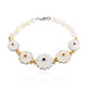 Mother of Pearl Silver Bracelet (Gems en Vogue)