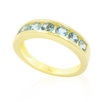 9K Nigerian Paraiba Tourmaline Gold Ring