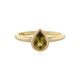 9K Unheated Yellow Tanzanite Gold Ring