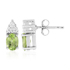 Peridot Silver Earrings