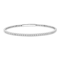 14K I1 (H) Diamond Gold Bangle (CIRARI)