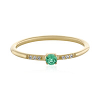 9K Russian Emerald Gold Ring (Adela Gold)