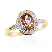 14K Bi Colour Tourmaline Gold Ring (AMAYANI)