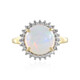 Welo Opal Silver Ring