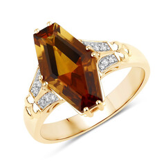 14K Madeira Citrine Gold Ring (SUHANA)