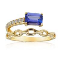 14K AAA Tanzanite Gold Ring (CIRARI)