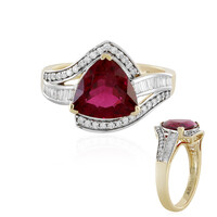 18K AAA Cruzeiro Rubellite Gold Ring (D'vyere)