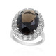 Smoky Quartz Silver Ring