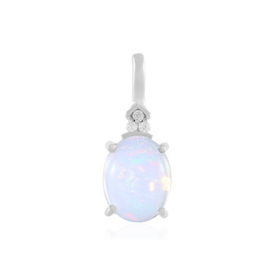 Welo Opal Silver Pendant